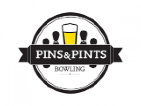 logo Pins & Pints Bowling