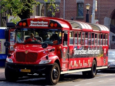 Touristbus Amsterdam Nederland